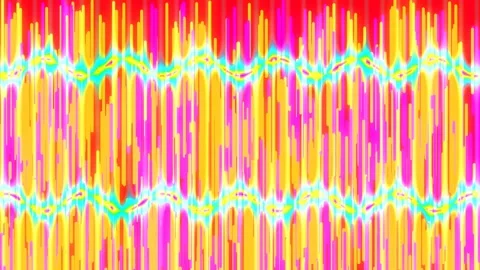 Vibrant abstract retro glitch wave equalizer background loop Stock Footage 336880809