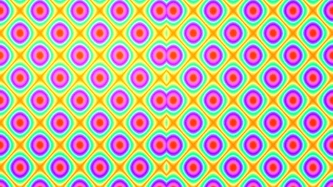 Vibrant Abstract Retro Seamless Pattern Background Design Yellow Blue Pink Stock Footage 339789835