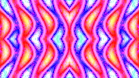 Vibrant abstract retro wave pattern with fluorescent neon colors background.. Stock Footage 336161819