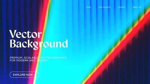 Vibrant Abstract Ripple Background with Gradient Effect: Modern Digital Rip.. Ilustração Stock