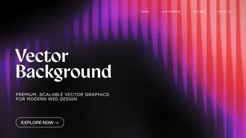 Vibrant Abstract Ripple Effect Background with Glassy Ripples and Gradient .. イラスト素材