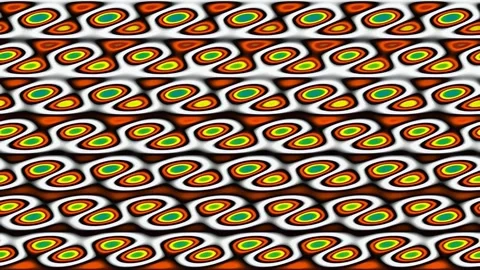 Vibrant abstract seamless geometry pattern texture background art Stock Footage 342207783