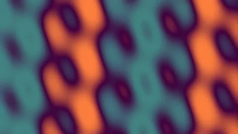 Vibrant Abstract Seamless Pattern Background in Orange, Blue, and Yellow Tone Stock Footage 337162794