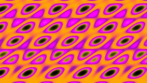Vibrant abstract seamless wave pattern background in psychedelic retro colors Stock Footage 342114981