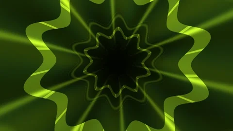 Vibrant abstract shapes create seamless looping video Stock Footage 340503184