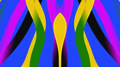 Vibrant Abstract Shapes in Motion Graphics. Stock Footage 329292476