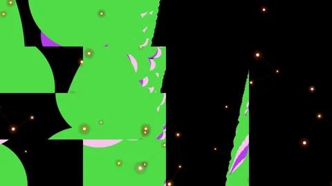 Vibrant Abstract Shapes in Space Background. 스톡 동영상 330131885