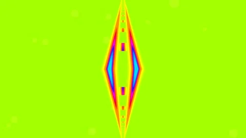 Vibrant abstract sound spectrum analyzer visualizer on magenta background Stock Footage 336227003