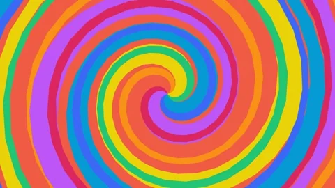 Vibrant abstract spiral illustration with a mesmerizing swirling background.. Stock Footage 328897366