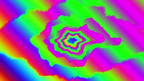 Vibrant Abstract Spiral Pattern with Bright Neon Colors and Flowing Texture 動画素材 337956672