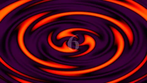 Vibrant abstract spiral vortex background with deep color gradient energy flo Stock Footage 342094975