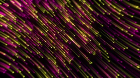 Vibrant Abstract Streaks: Falling Particles Animation, Cosmic Swirl Background Stock Footage 332850293