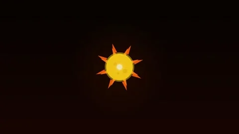 Vibrant abstract sun 動画素材 335937456