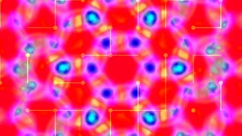 Vibrant abstract tech background loop with glowing geometric patterns and b.. Stock Footage 336268302