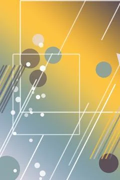 Vibrant abstract tech background with overlapping transparent squares, glow.. Illustrazione stock