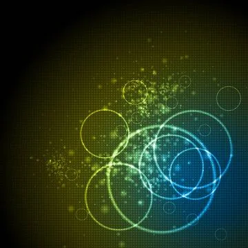 Vibrant abstract tech background. Vector design eps 10 Vibrant abstract te... Stock Photos