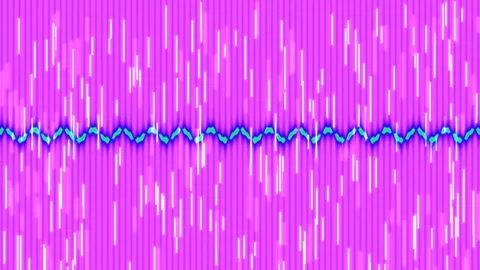 Vibrant abstract technology equalizer wave data flow visualizer blue backgr.. Stock Footage 339333493