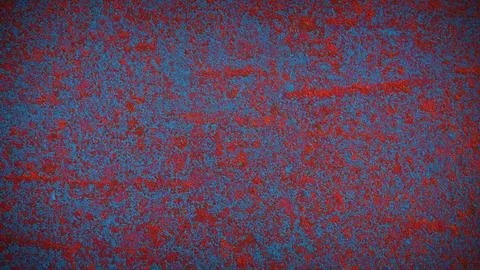 Vibrant abstract texture featuring bold red and blue hues with a grainy pat.. Illustrazione stock