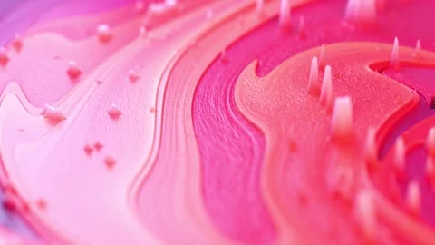 Vibrant Abstract Texture with Pink and Purple Waves and Tiny Peaks 動画素材 341781593