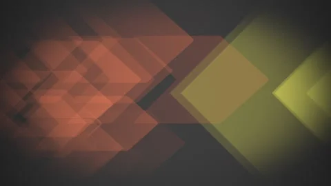 Vibrant abstract triangular design in orange and yellow Stock Footage 253954068