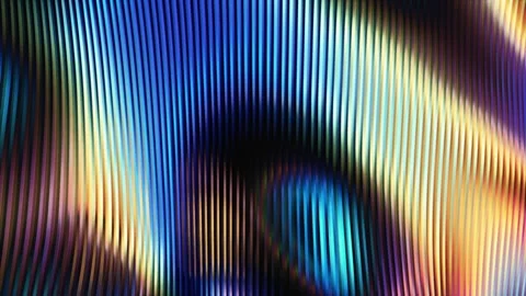 Vibrant Abstract Vertical Lines Background with Wavy Holographic Color Spectrum Stock Footage 337425494