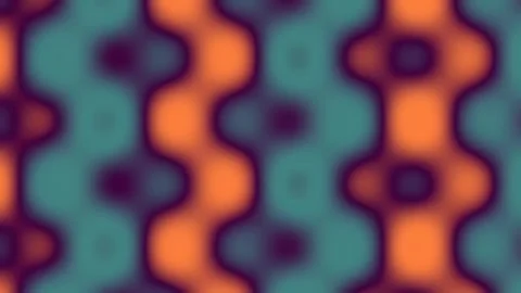 Vibrant Abstract Wave Background Seamless Geometric Pattern in Orange and Tea Stock Footage 337163131