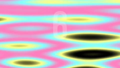 Vibrant Abstract Wave Gradient Background Loop - Seamless Retro Color Pattern Stock Footage 342095304