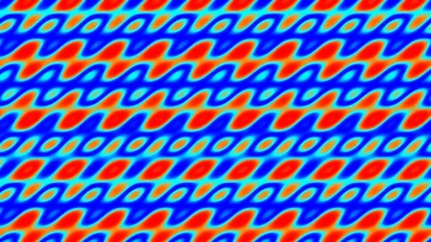 Vibrant abstract wave pattern background seamless digital art loop Stock Footage 341055292