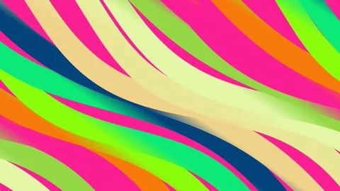 Vibrant Abstract Wave Pattern with Bold Color Gradients Stock Footage 332200390