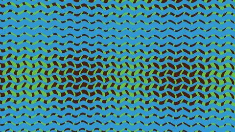 Vibrant abstract wave pattern design featuring smooth blue background with .. 库存插图