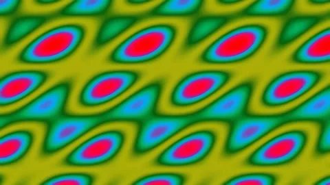 Vibrant abstract wave pattern: Retro digital geometry texture background Stock Footage 342158113
