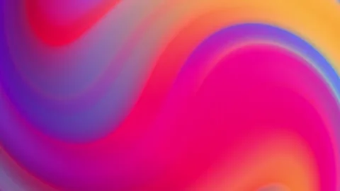 Vibrant Abstract Waves of Colorful Fluid Dynamics in Soft Pastel Shades Stock Footage 341919907