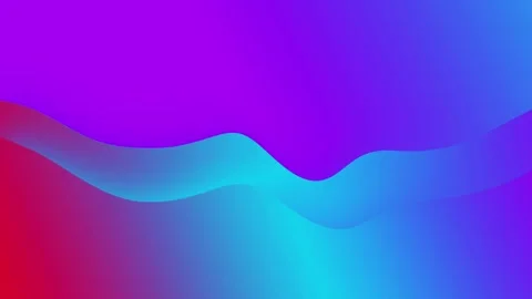 Vibrant Abstract Waves with Gradient Colors and Modern Flowing Design Vídeo Stock 341919355