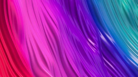 Vibrant Abstract Waves with Multicolored Gradient Texture and Flowing Energy Stock Footage 341781603