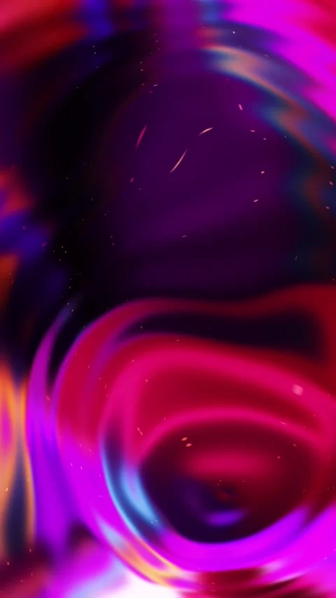 Vibrant Abstract Waves of Pink and Purple Swirls Mesmerizing Mood and Color.. Stock Footage 341781595