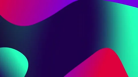 Vibrant Abstract Waves with Purple, Red, and Teal Curved Patterns 動画素材 341927123