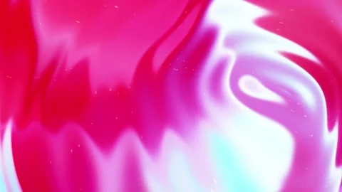 Vibrant Abstract Waves in Red and White with Fluid Motion and Flowing Energy Stock Footage 341781630
