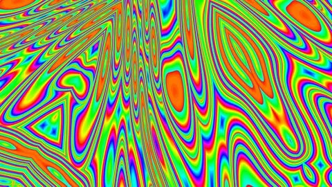 Vibrant abstract waves ripple across the frame Ilustração Stock