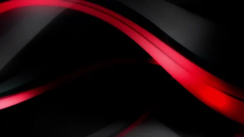 Vibrant abstract waves a symphony of motion in red and black Stock Footage 303005401