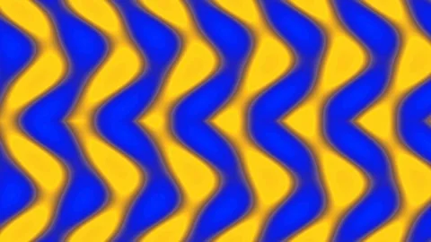 Vibrant abstract wavy geometric pattern background in neon green and purple Stock Footage 339788228