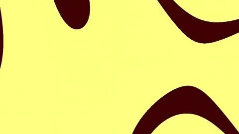 Vibrant abstract wavy line background pattern, flowing yellow retro graphic.. Stock Footage 341058804