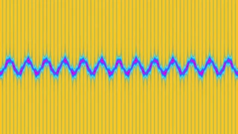 Vibrant abstract wavy line design background with retro synthwave geometric.. Stock Footage 335520428