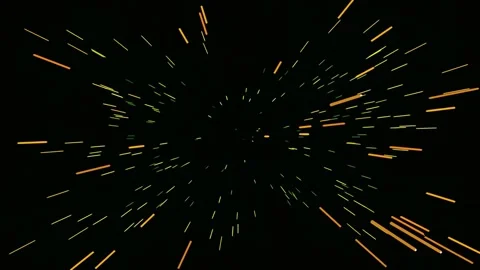 Vibrant abstract yellow particles exploding outward on dark background 库存影片 341057103