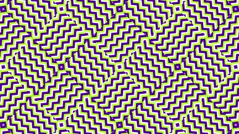 Vibrant Abstract Zig-Zag Lines Optical Illusion Motion Background 스톡 동영상 335979702