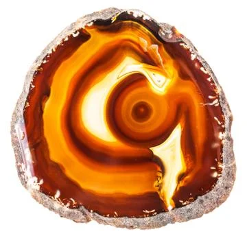 Vibrant Agate Geode slice Stock Photos