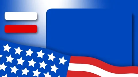 Vibrant American Flag Background for Independence Day and Memorial Day Cele.. Stock Footage 340036627