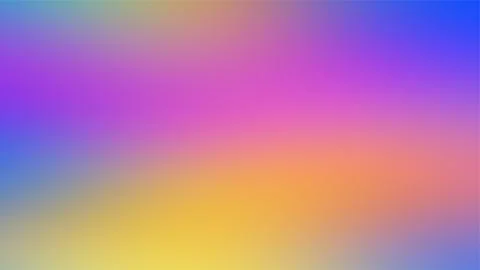 Vibrant and colorful abstract gradient background with smooth transitions 库存插图