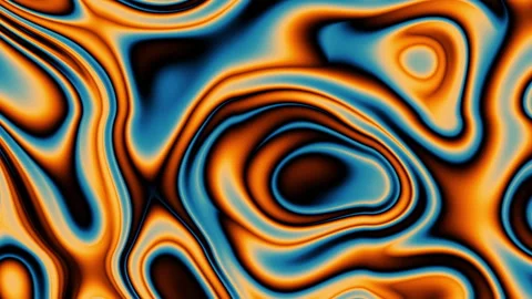 Vibrant and colorful abstract loop background with smooth gradient waves of teal Stock Footage 337146140