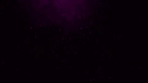 Vibrant and colorful dust bubble effect falling over a black background Video stock 301896806