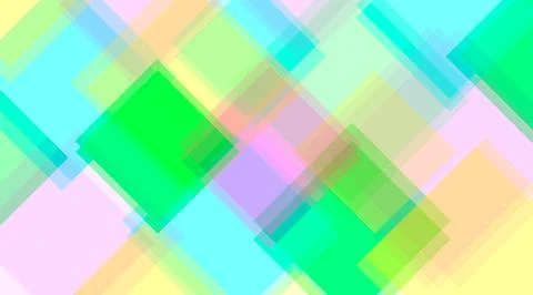 A Vibrant and Dynamic Geometric Abstract Design Featuring Overlapping Shape.. Stock Illustration